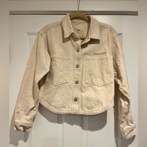 Z Supply Beige Jean Jacket